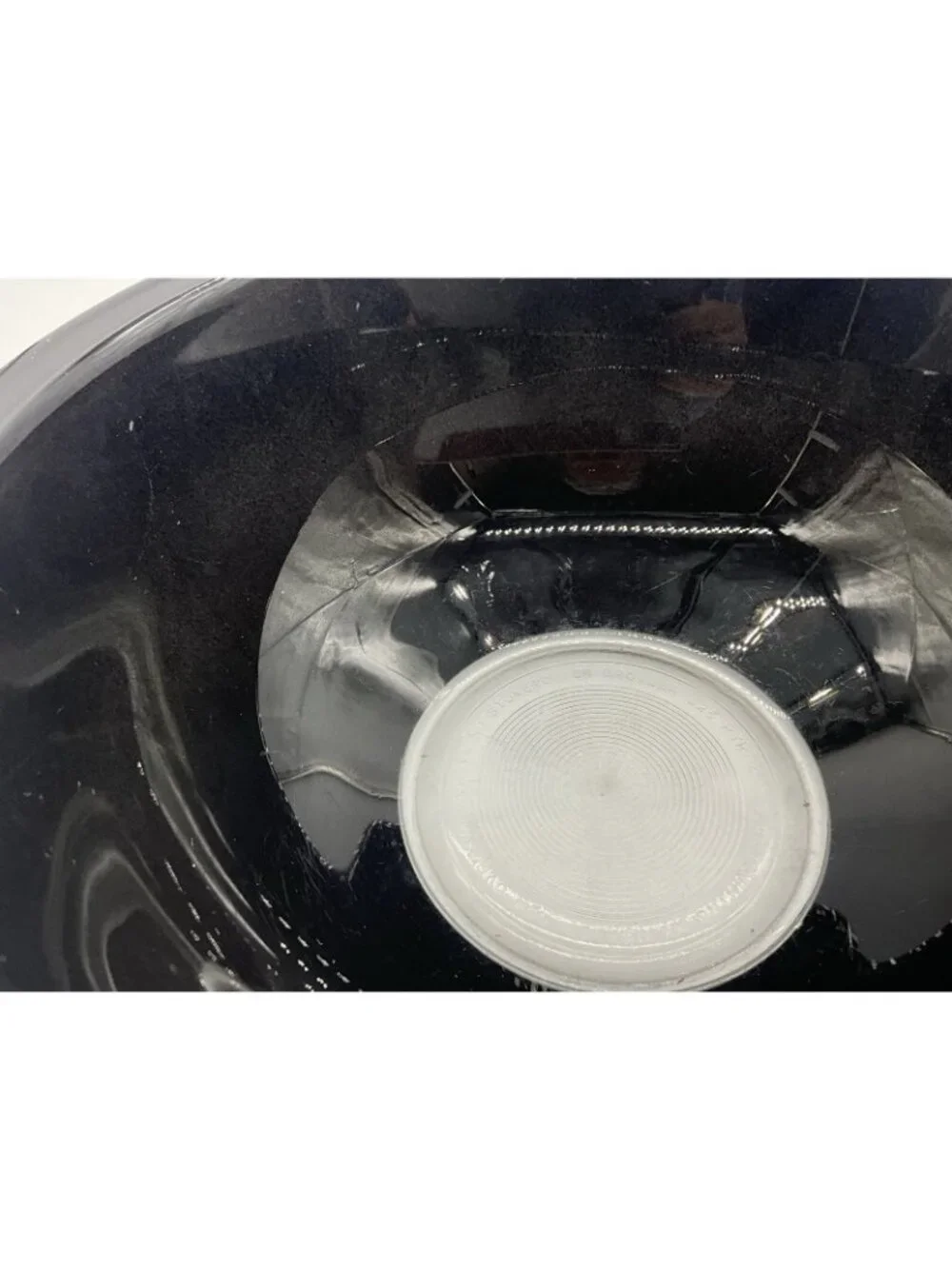 Pyrex Vintage Nesting Mixing Bowls Clear Bottom Black Set of 3 - 322 / 325 / 325